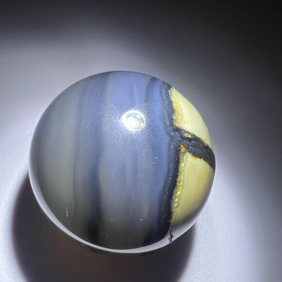 Volcano Agate Sphere UV Reactive (#4) - Picture 7 of 16